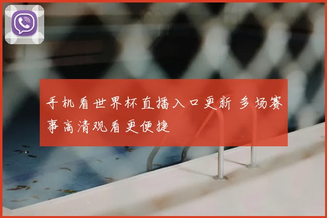 手机看世界杯直播入口更新 多场赛事高清观看更便捷